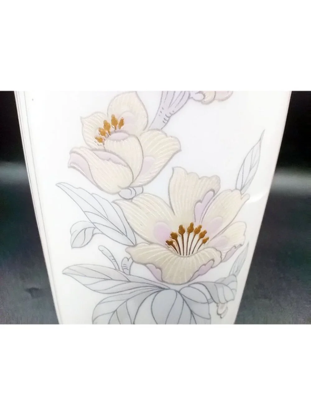 Porcelain Bud Vase AK Kaiser Chantal Floral 6